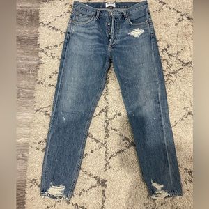 AGOLDE Like new distressed denim